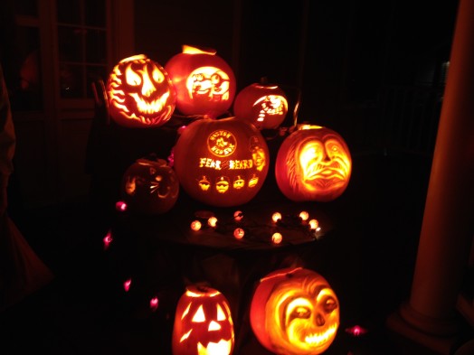 Chris Wargo and family did these amazing carvings. The Red Sox one took 5 hours.