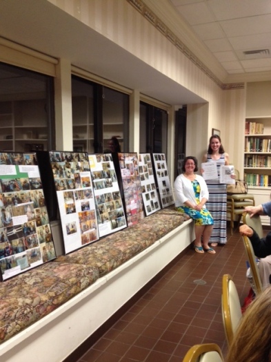 Gold Award Recipient Julia Wall and her mother, Deborah, following a presentation to Wall's troop