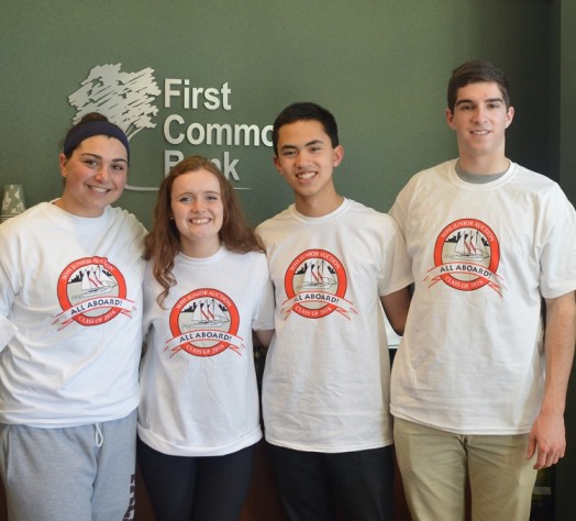 WHS Junior Class Officers (l. to r.) Emily Zeytoonjian, Lizzie Mears, Teddy Sevilla and Matt Snyder and their classmates welcome you to attend the WHS Junior Class Auction on March 21