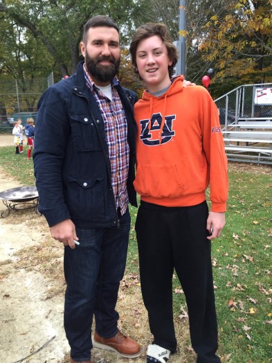 Ryan Madden, Rob Ninkovich, Wellesley Flag football fundraiser