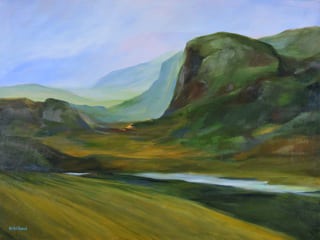 Evelyn Bernal's "Mountain Pass"