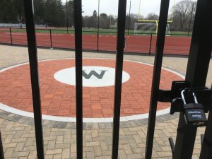 wellesley high track under lock and key