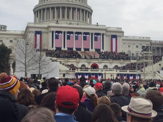 Inauguration crowd