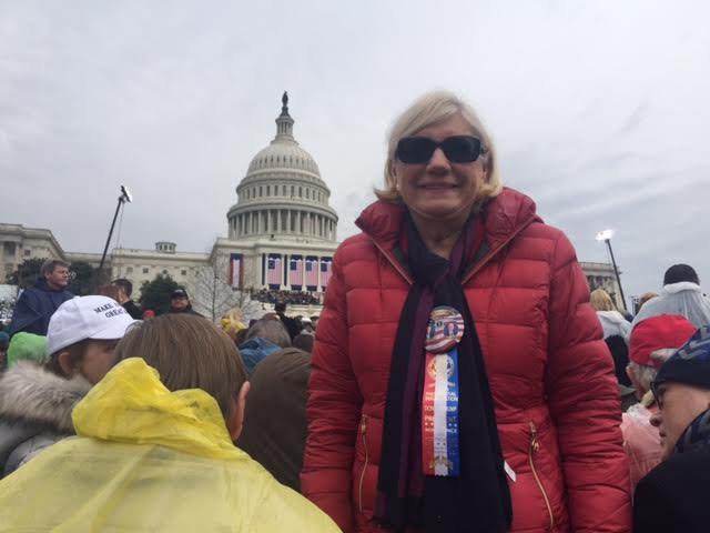 Wellesley resident at Inauguration