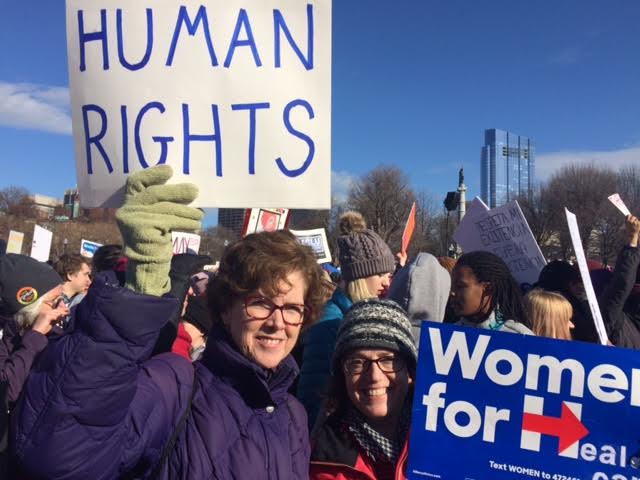 Wellesley resident, Boston march