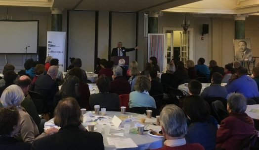 MLK breakfast at Wellesley College, with Chuck Collins