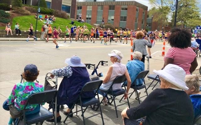 Waterstone at Wellesley residents, Boston Marathon