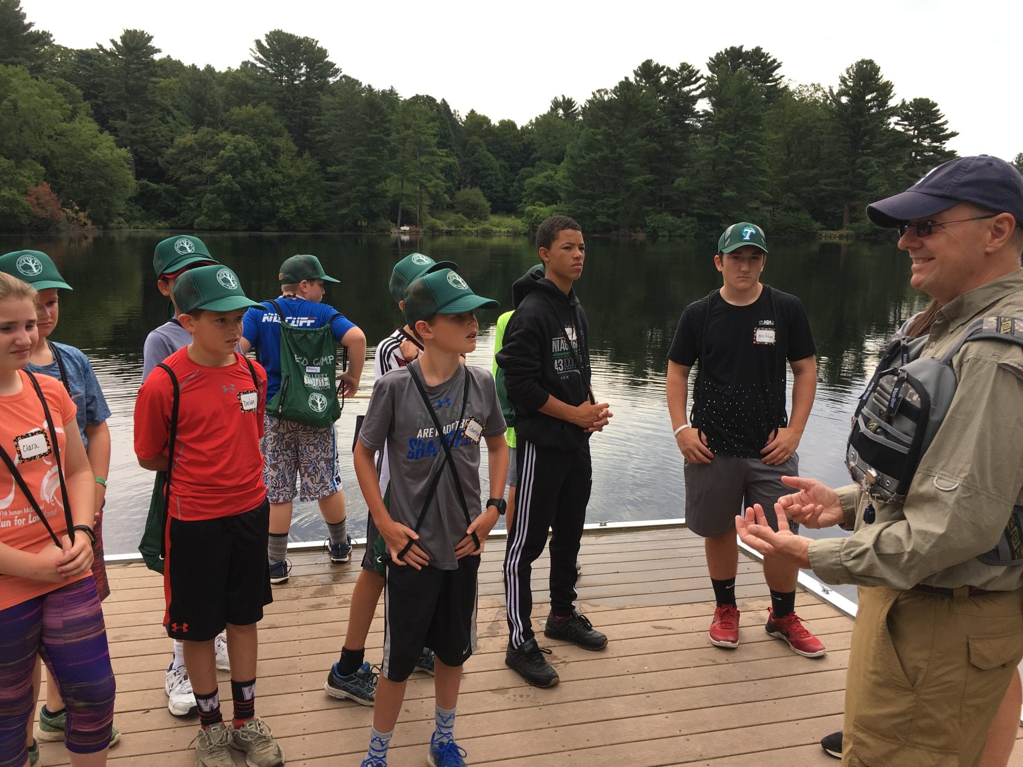 Eco Camp Wellesley Wellesley Conservation Council sabrina lake fishing