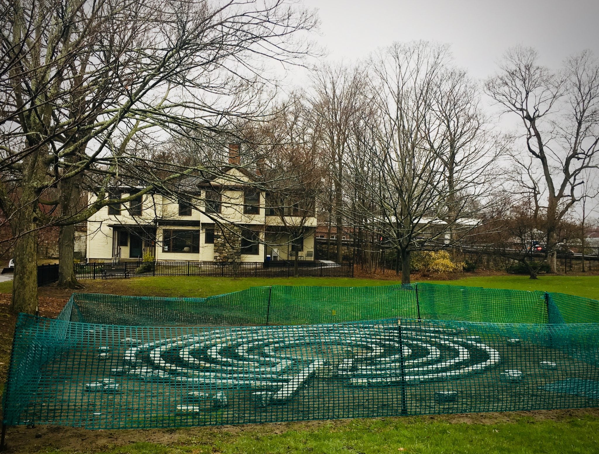 Labyrinth, Wellesley Hills Clock Tower
