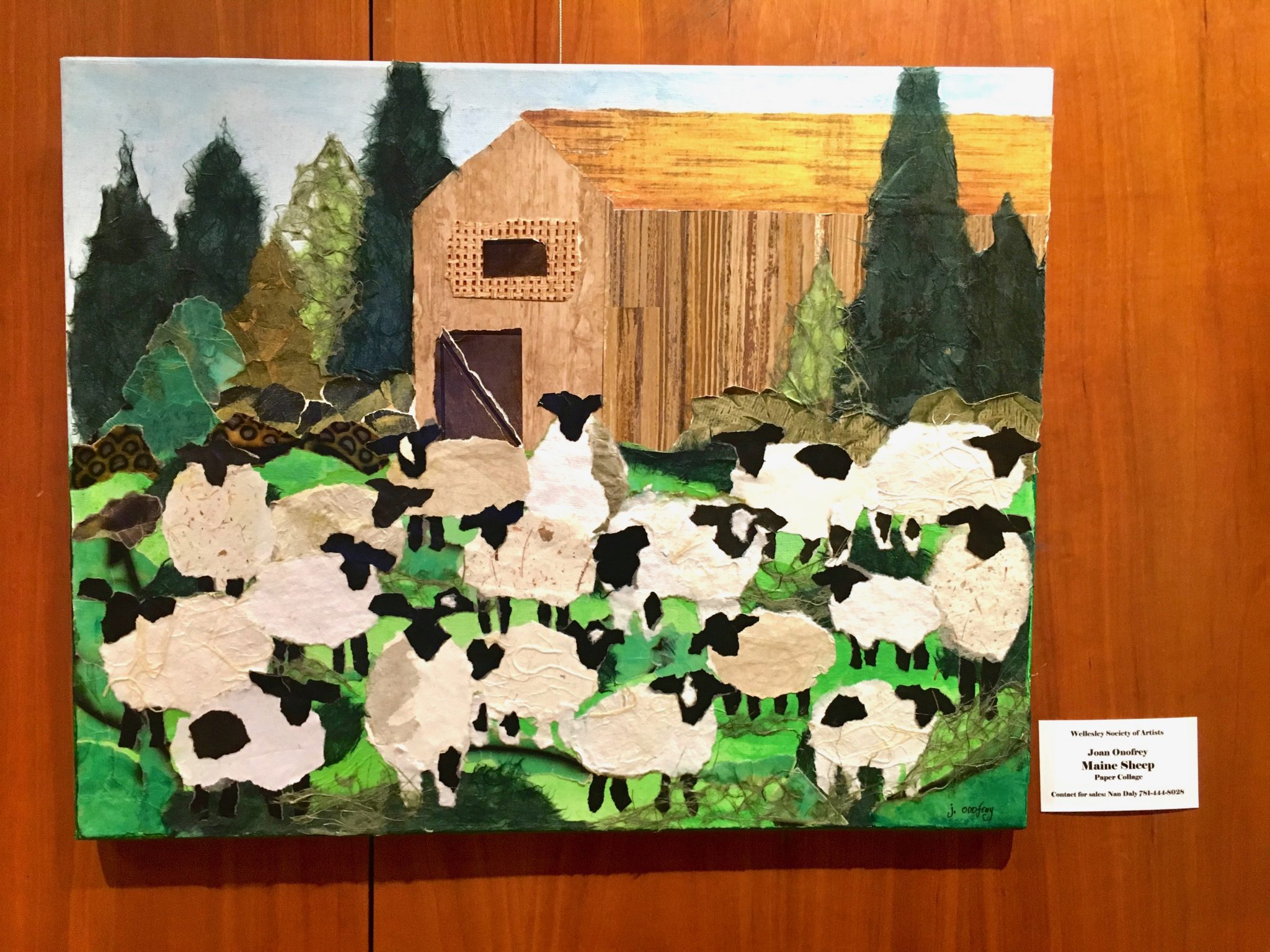 Maine Sheep, by Joan Onofrey