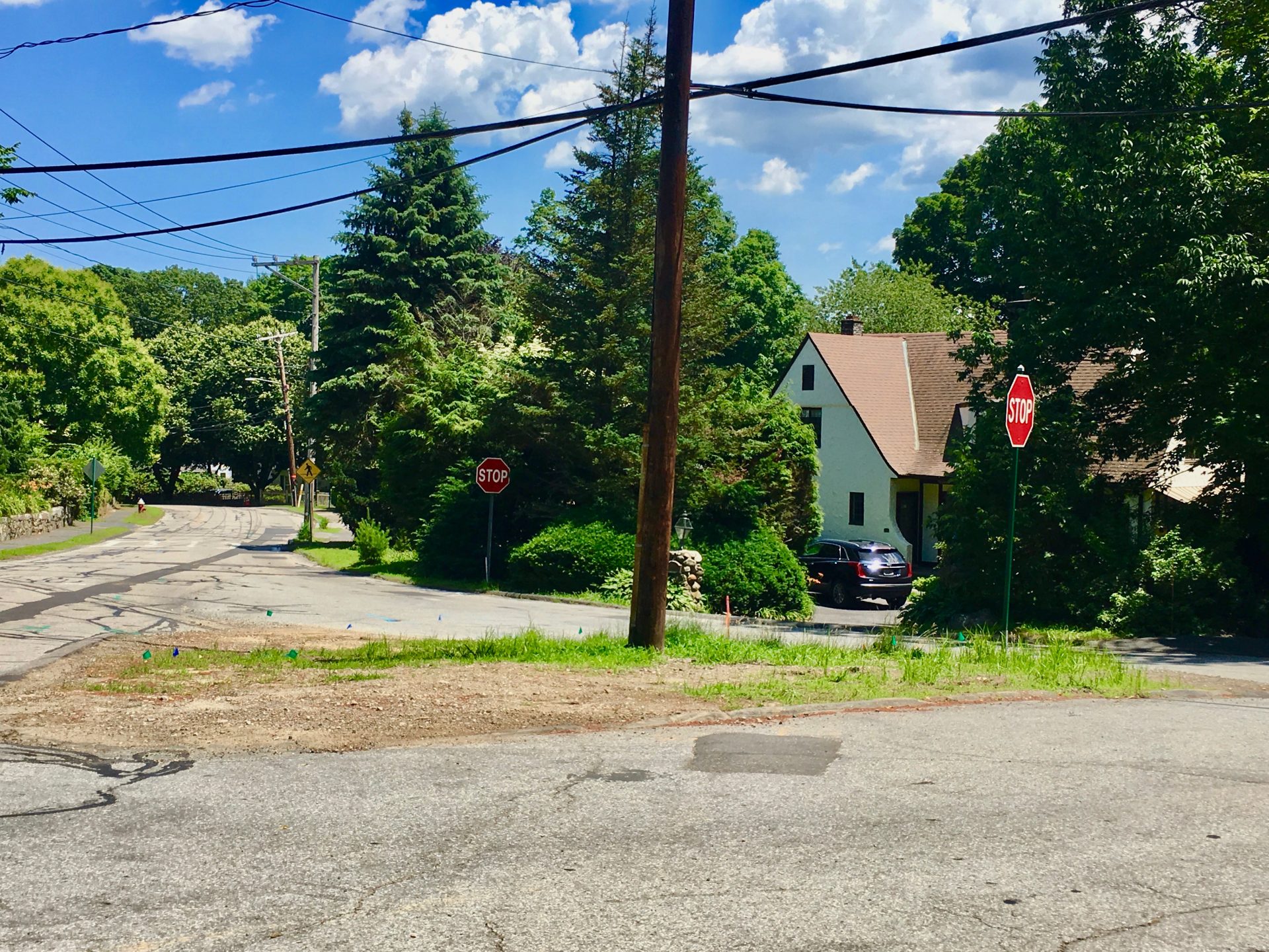 Benvenue intersection, Wellesley