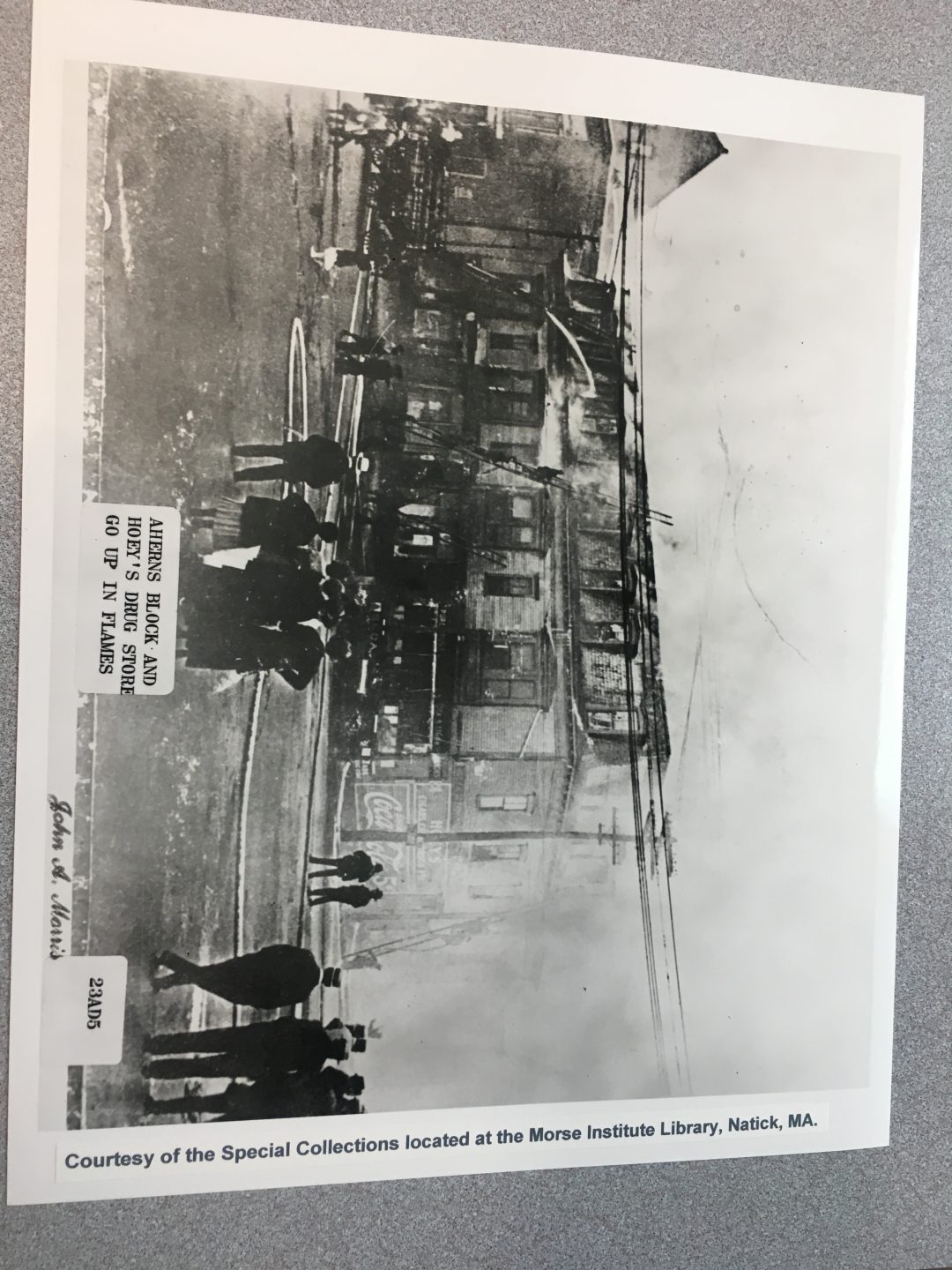 Natick Fire, 1874