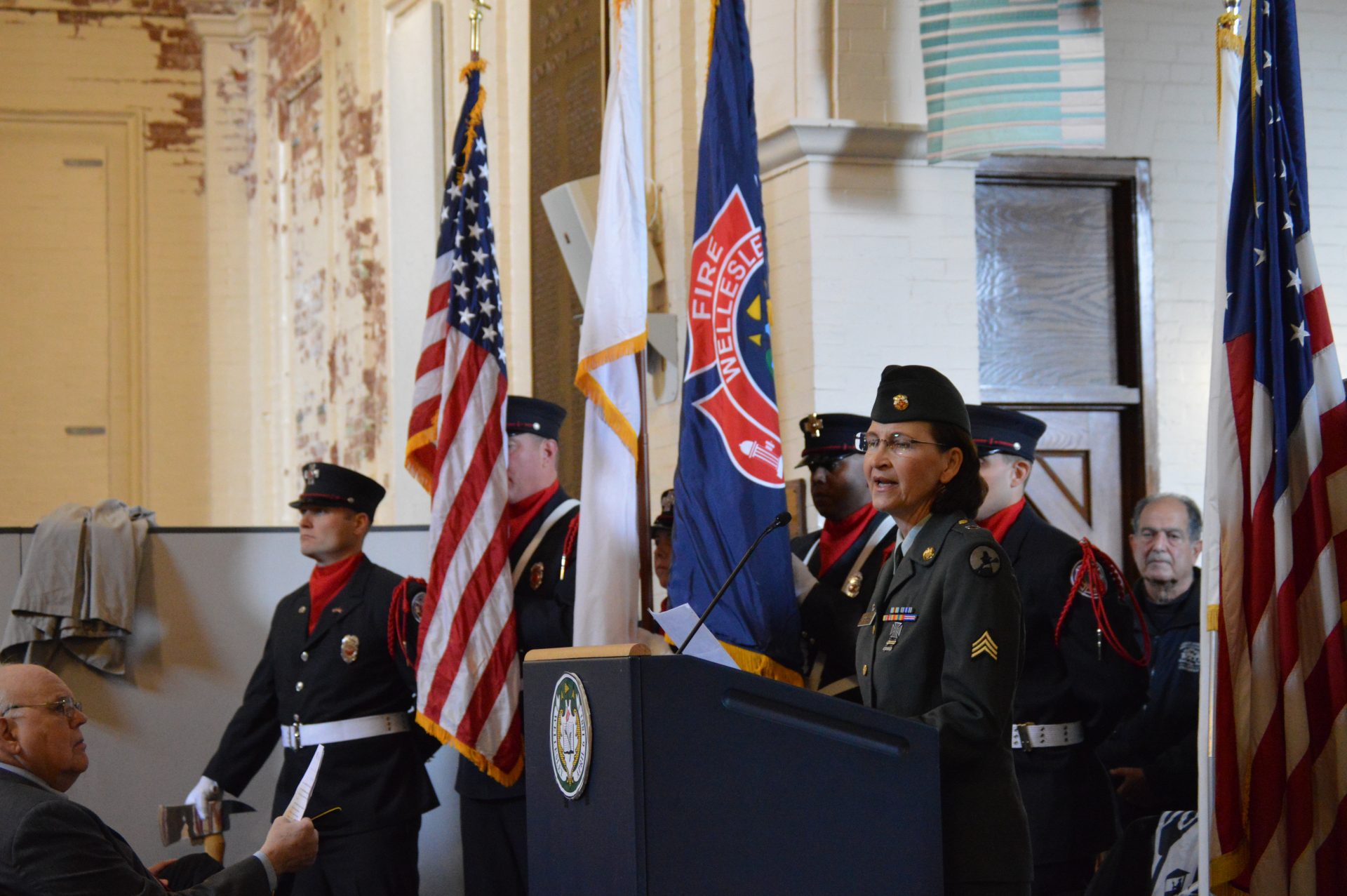 Lorelei King Wellesley Veterans Day