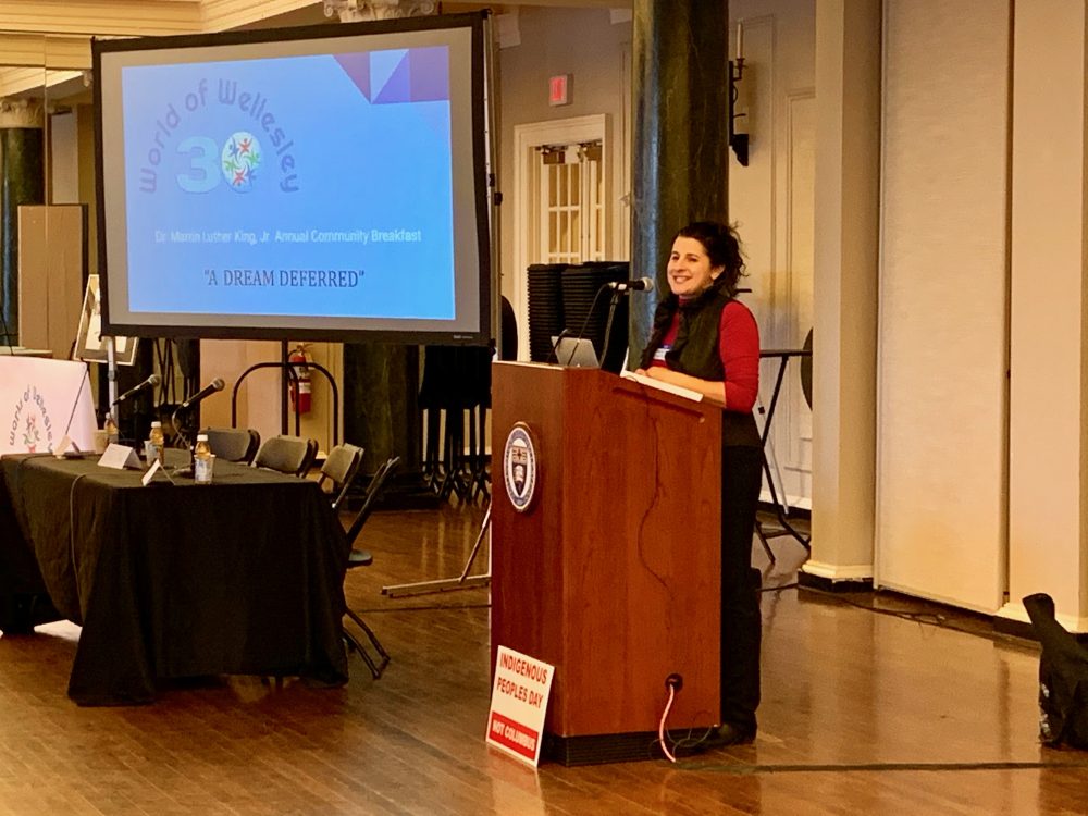 World of Wellesley, MLK Breakfast, Michelle Chalmers