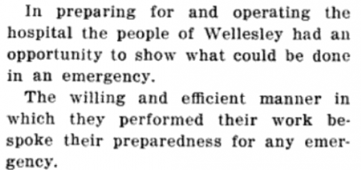 Wellesley town report 1918