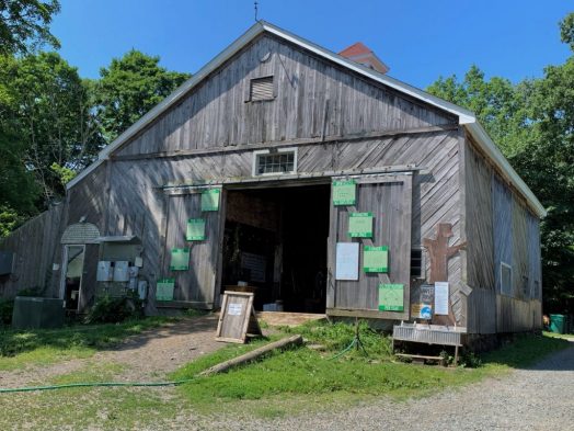 natick community organic farm barn