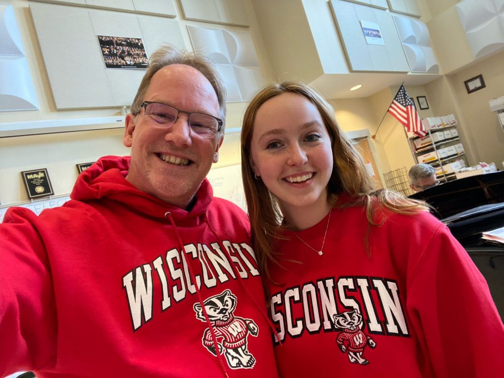 Molly Gandler, Dmac Wisco selfie - Credit Kevin McDonald