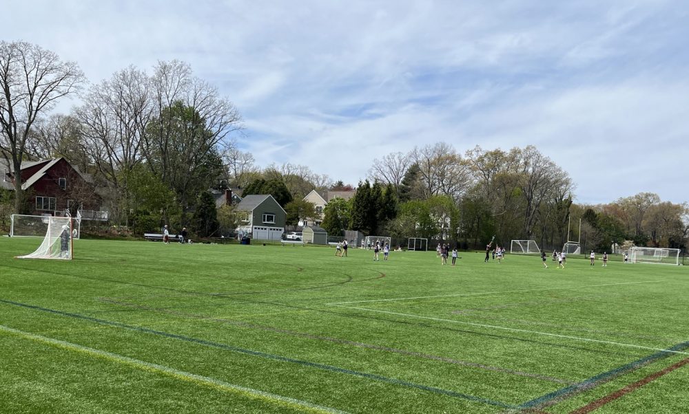 girls lacrosse at Sprague Fields