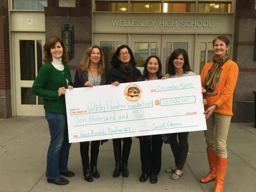 WEF check from turkey trot wellesley