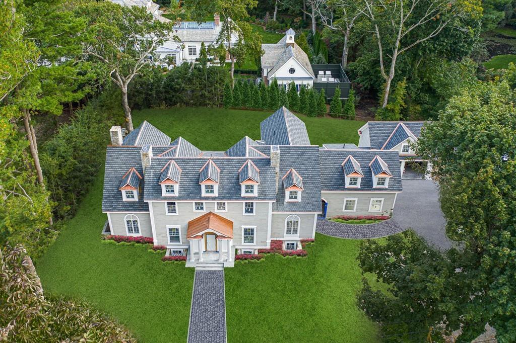 New construction in Wellesley's Cliff Estates neighborhood, presented