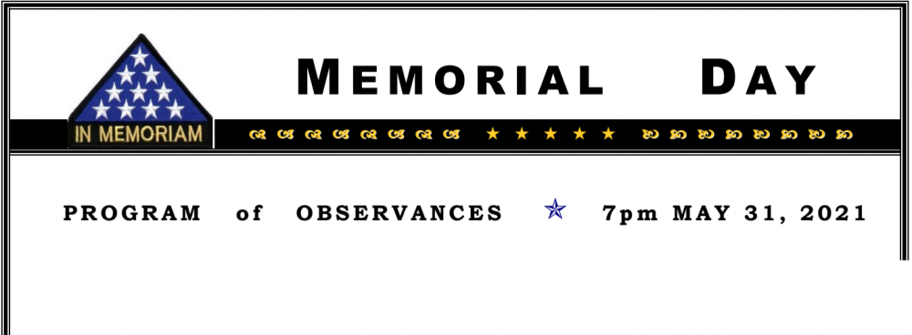 Memorial Day, Wellesley