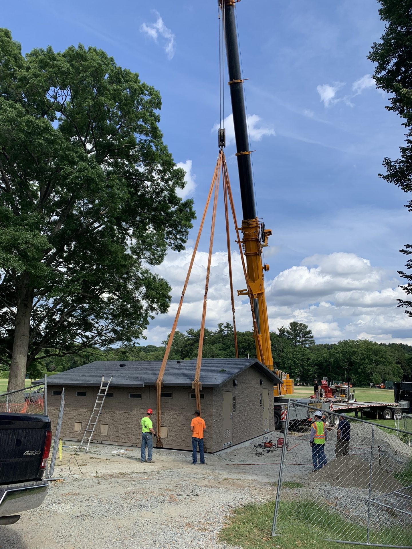 The Wellesley aqueduct bathrooms at Hunnewell Field have landed The